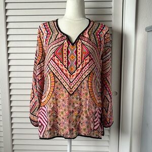 Tolani Top 100% silk